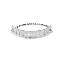 Bague chaine All I need is love