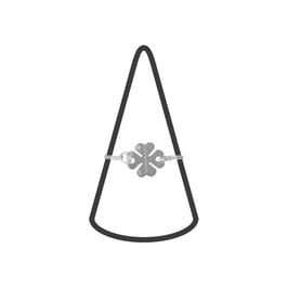 Bague chaine Trèfle