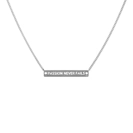 Collier chaine Passion never fails