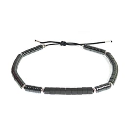 Bracelet Hématite rond - noir