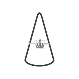 Bague chaine Couronne