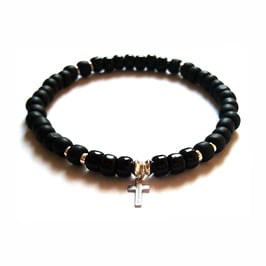 Bracelet Croix - argent