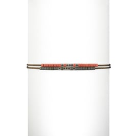 Bracelet cordon perles - Corail