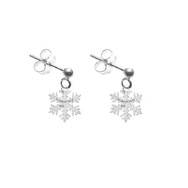 Boucles d'oreilles Flocon (PM)