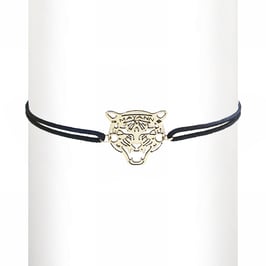 Bracelet cordon Tigre - argent