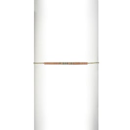 Bracelet chaine perles - Rose