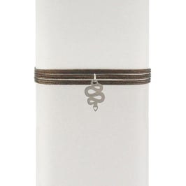 Collier cordon 2 en 1 Serpent