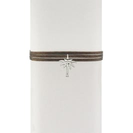 Collier cordon 2 en 1 Palmier