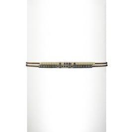 Bracelet cordon perles - Blanc