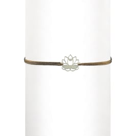 Bracelet cordon Lotus