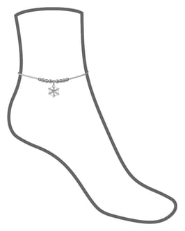 Chevillère chaine Flocon