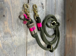 ELBSTRICK ZUM GESCHIRR          *GRÖÖN oliv pinky*