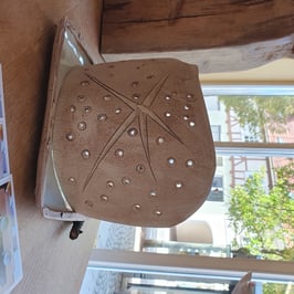 Windlicht ( Nr.371), Passepartout, 17,5 x 23 ( H x L) , frostsichere Kunstkeramik, Unikat, Tischdekoration, Leuchter