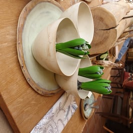 Primeltopf, Schale, Übertopf, dicht gebrannt, Unikat, Dekoration, Handarbeit, 14 cm x 10 cm (D x H), frostsicher, spülmaschinenfest