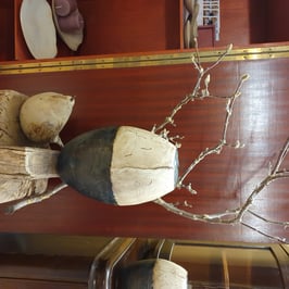 Stele Nr. 414,  Keramikkunst,  27  x 17  (H x D), Unikat, Handarbeit, Steinzeug- dicht gebrannt, Haus/ Garten/ Parkanlagen