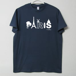 Paris T-shirt | Denim Blue Colour