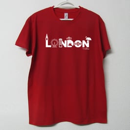T-shirt London | Cor Vermelho