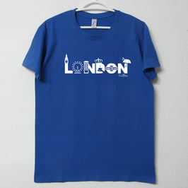 T-shirt London | Cor Azul Royal