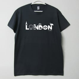 London T-shirt | Mouse Grey Color