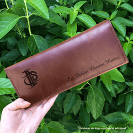 Porta chequera Cordovan