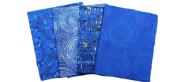 Fat Quarter-Paket Blau, Windham Fabrics
