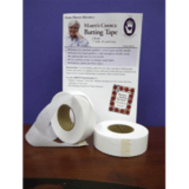 Batting Tape Fusible Non Woven, 2 Rollen 1in x 30yds, Marti Michel