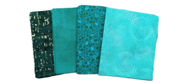 Fat Quarter-Paket Smaragd, Windham Fabrics