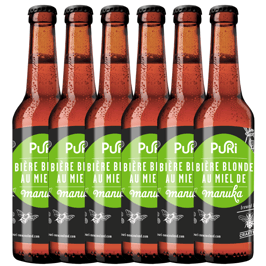 Puri - Bières au Miel de Manuka 33cl (en lot)