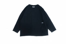Cut off long tee BLACK（ブラック）