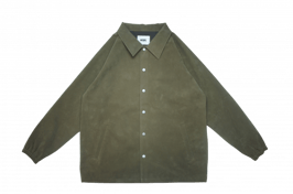 Fake suede coach jacket BROWN（ブラウン）