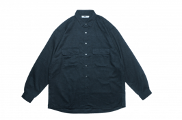 Flannel work shirts BLACK（ブラック）