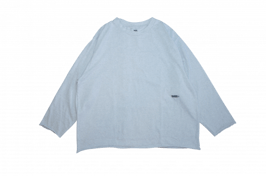 Cut off long tee ASH（アッシュ）