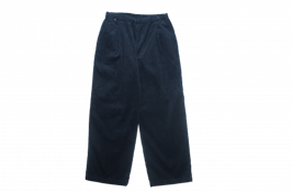 Corduroy wide trousers Dark Navy（ダークネイビー）