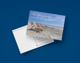 Postkarte Nimm dir Zeit für Meer quer (Art.-Nr. 30005)