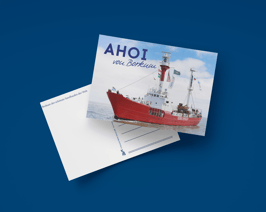 Postkarte Ahoi Feuerschiff (Art.-Nr. 30011)