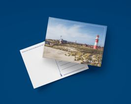 Postkarte Elektrischer Leuchtturm Panorama quer (Art.-Nr. 20005)
