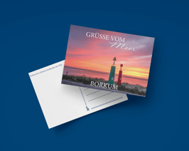 Postkarte Grüsse von Borkum (Art.-Nr. 30012)