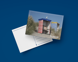 Postkarte Strandzelt quer (Art.-Nr. 20003)