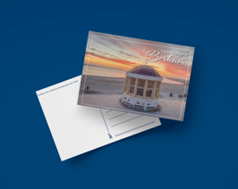 Postkarte Lieblingsplatz Pavillon quer (Art.-Nr. 30004)