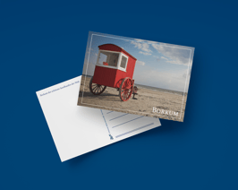 Postkarte Badekarre quer (Art.-Nr. 20002)