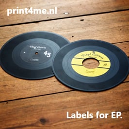 Labels for 7 inch EP - Vinyl Sticker