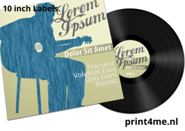 Labels for 10 inch - Vinyl Sticker