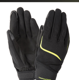 Guanto estivo MIKY Tucano Urbano 9961HM colore nero/giallo fluo