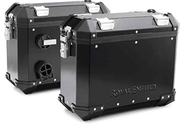 Valigie alluminio black Himalayan con staffe 1041285/N