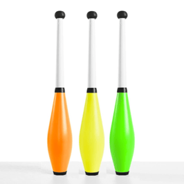 Jeu de 3 massues de jonglage professionnelles