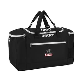 MACRON Trip Sporttasche schwarz mit Sieglarer TV Fitness & Dance-Logo und Wunschname