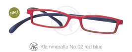 Klammeraffe® No. 02 red/blue