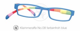 Klammeraffe® No. 08 farbenfroh/blue