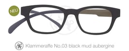 Klammeraffe® No. 03 black-mud-aubergine