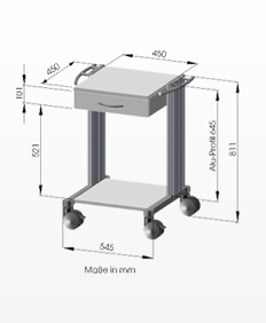 Montage+Lieferung swingo Vielzweckwagen inkl Zubehör